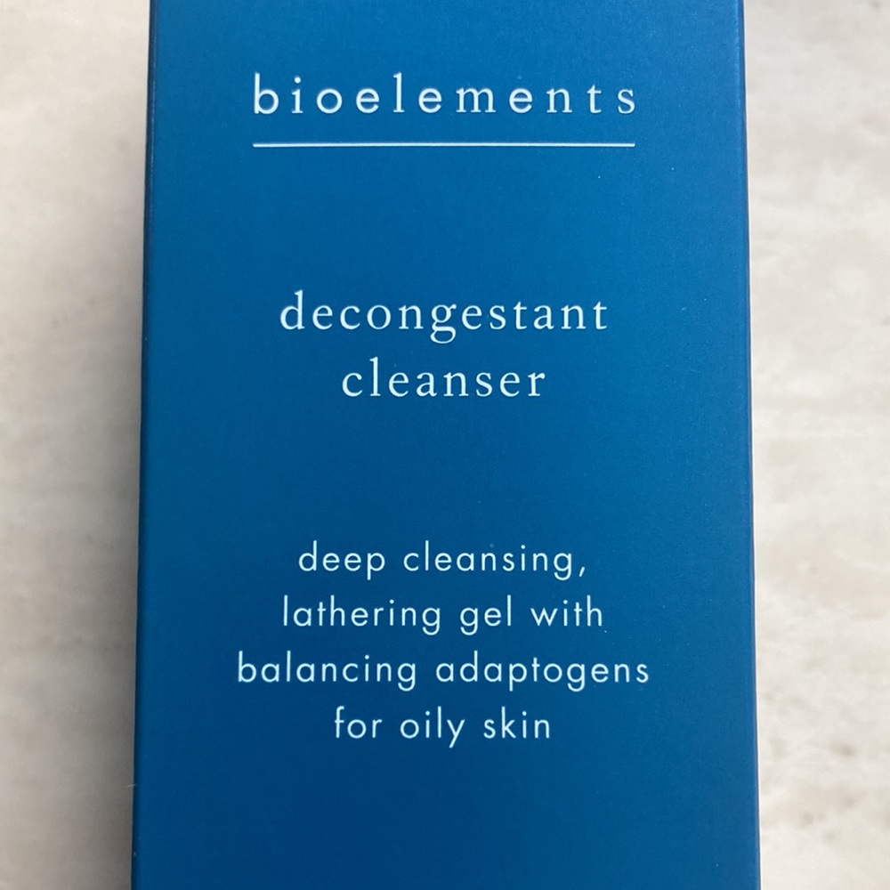 Bioelements decongestant cleanser